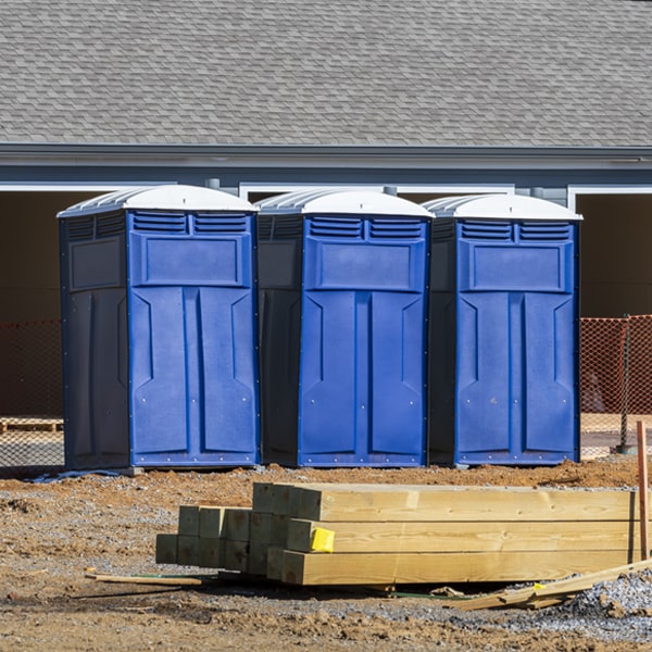 what is the maximum capacity for a single porta potty in Birmingham